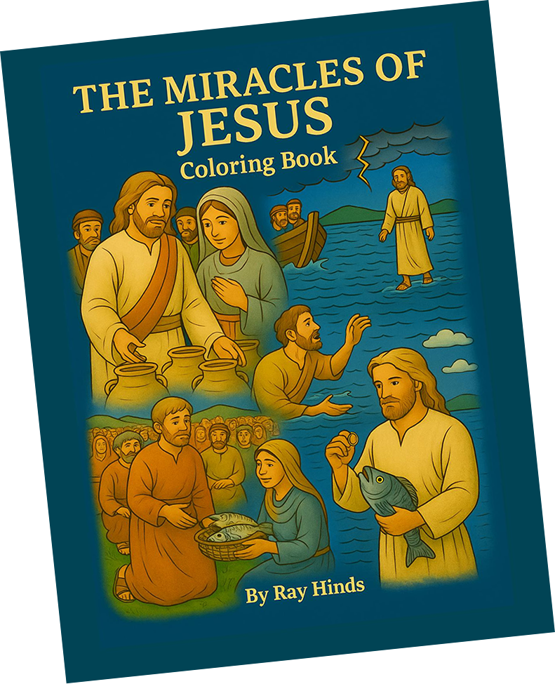 Bible coloring book cover